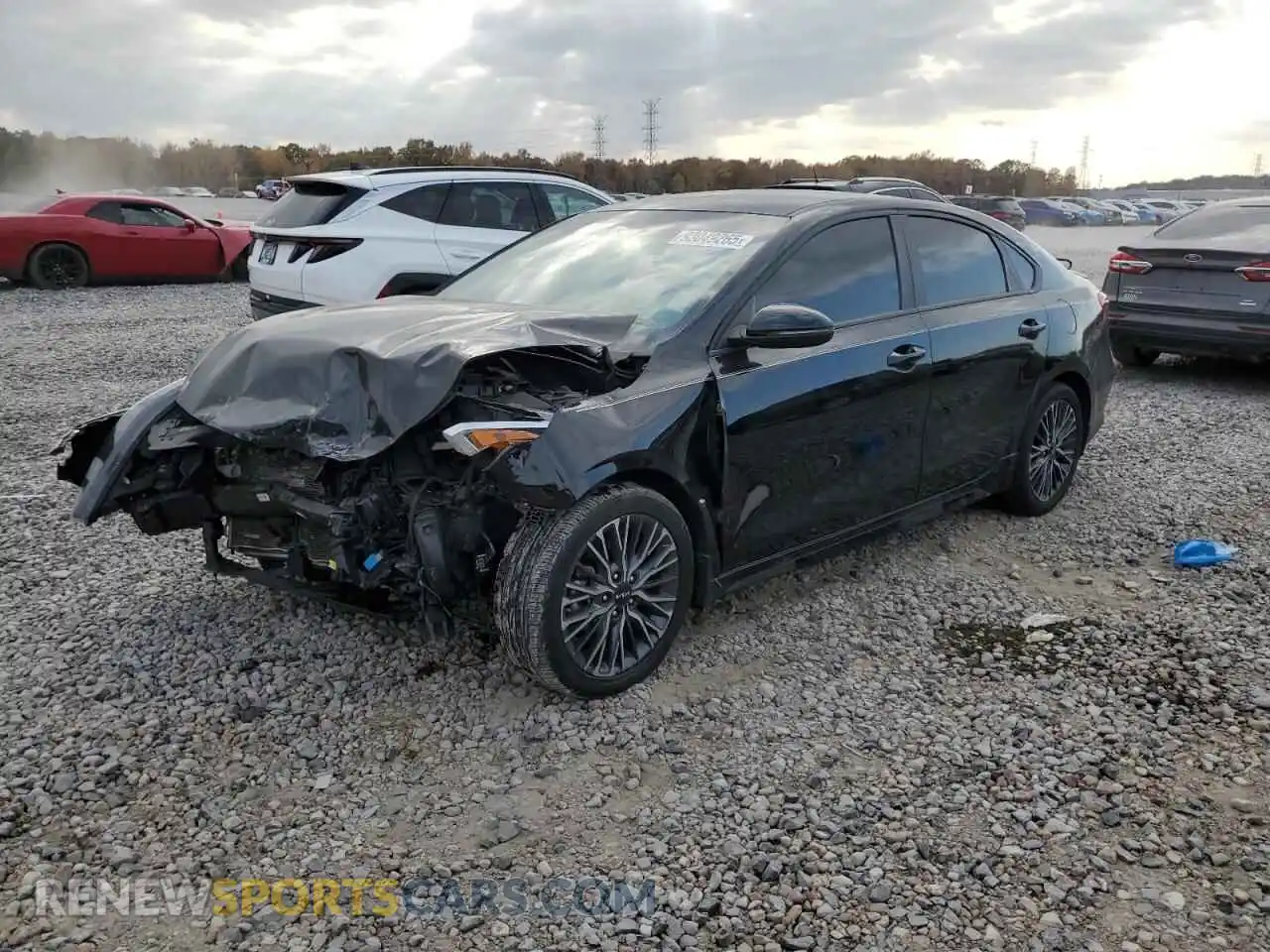 1 Photograph of a damaged car 3KPF54AD7RE707007 KIA FORTE 2024