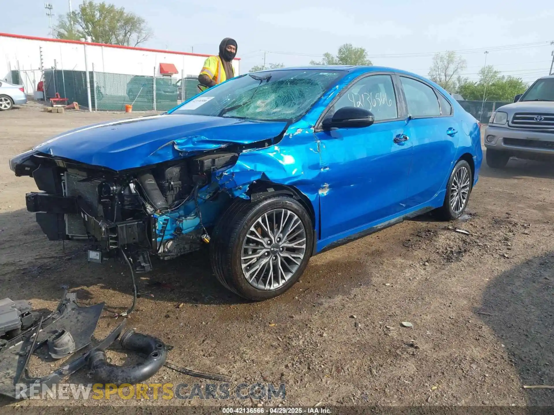 2 Photograph of a damaged car 3KPF54AD9RE703122 KIA FORTE 2024