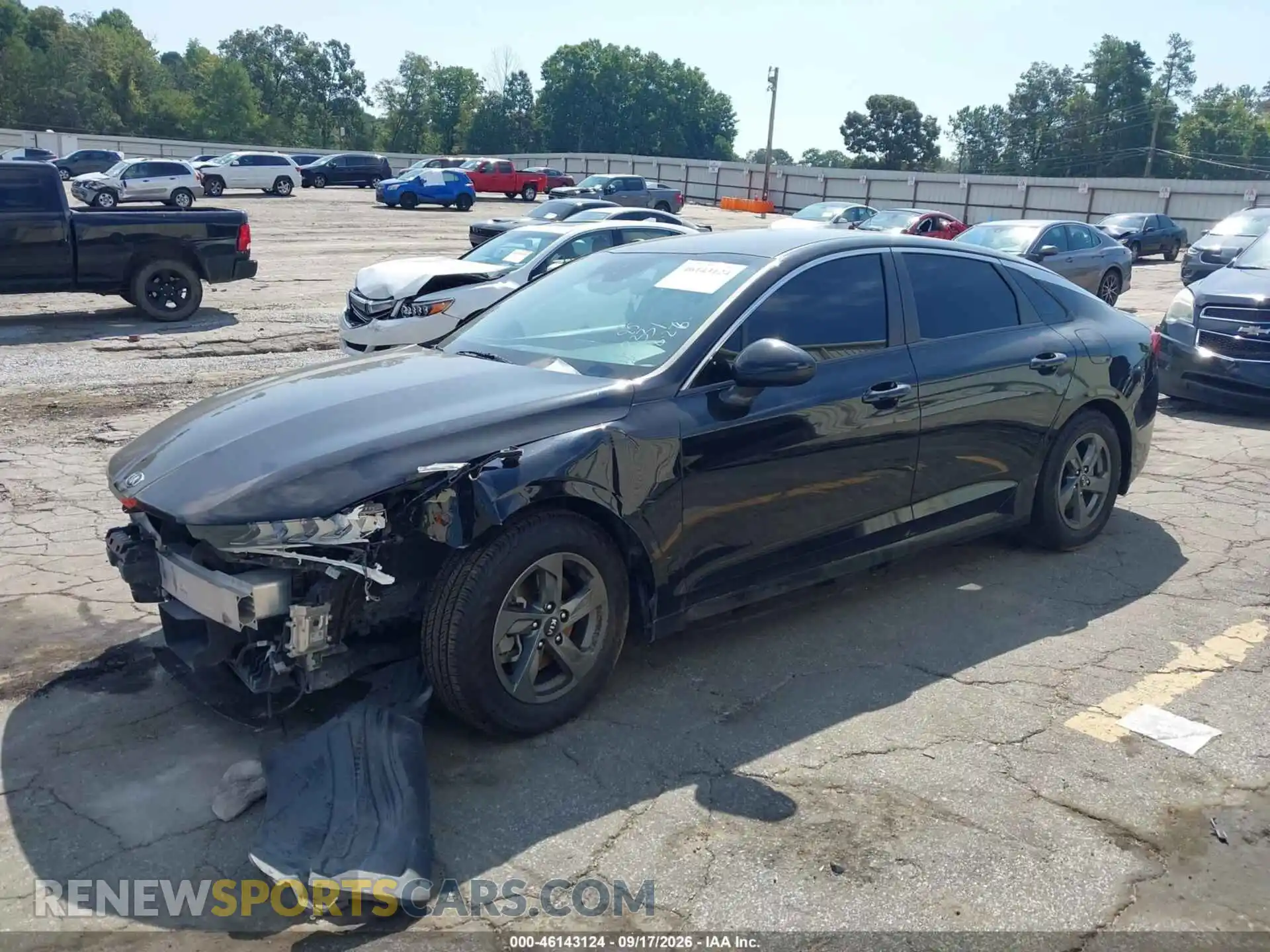 2 Photograph of a damaged car 5XXG14J20MG022331 KIA K5 2021