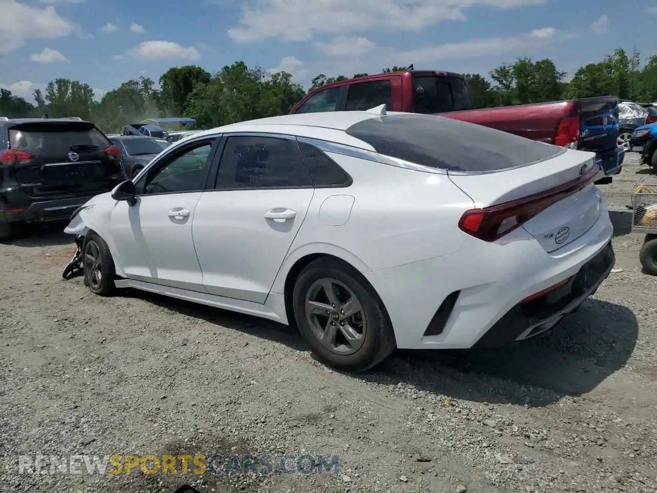 2 Photograph of a damaged car 5XXG14J20MG059864 KIA K5 2021