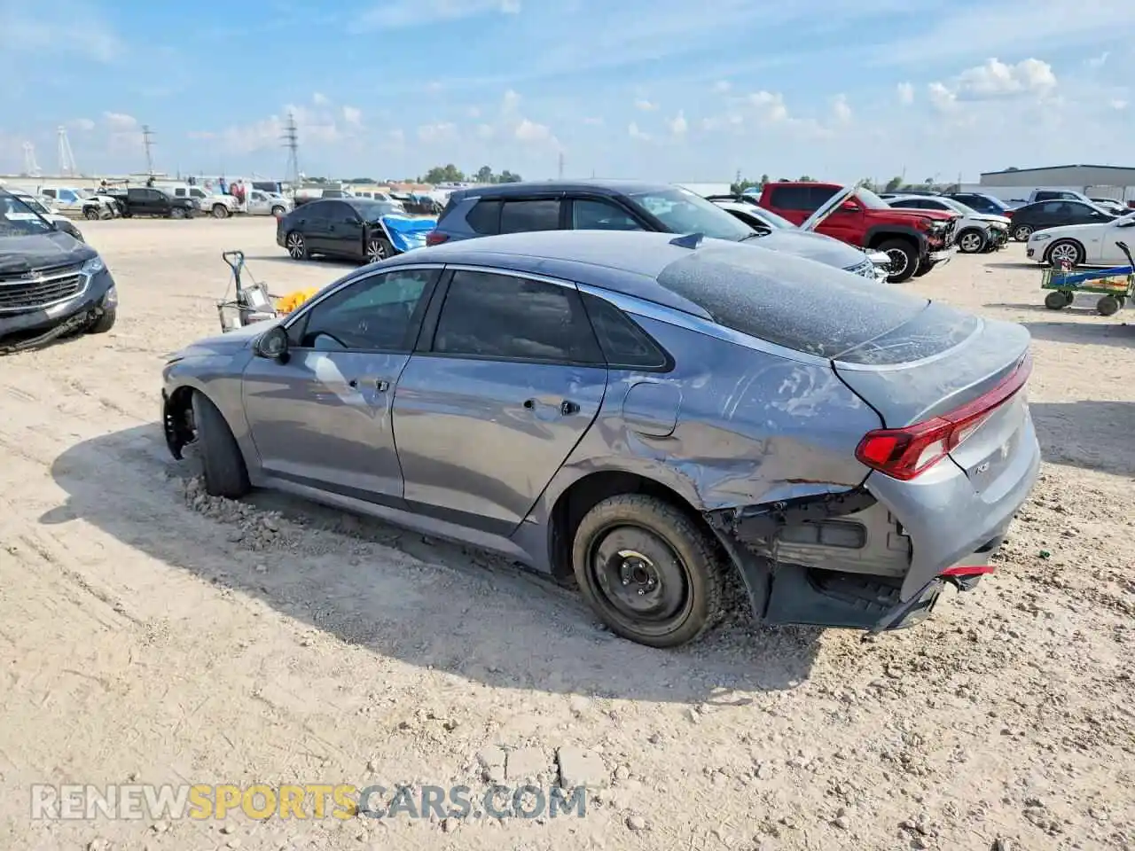 2 Photograph of a damaged car 5XXG14J21MG019907 KIA K5 2021