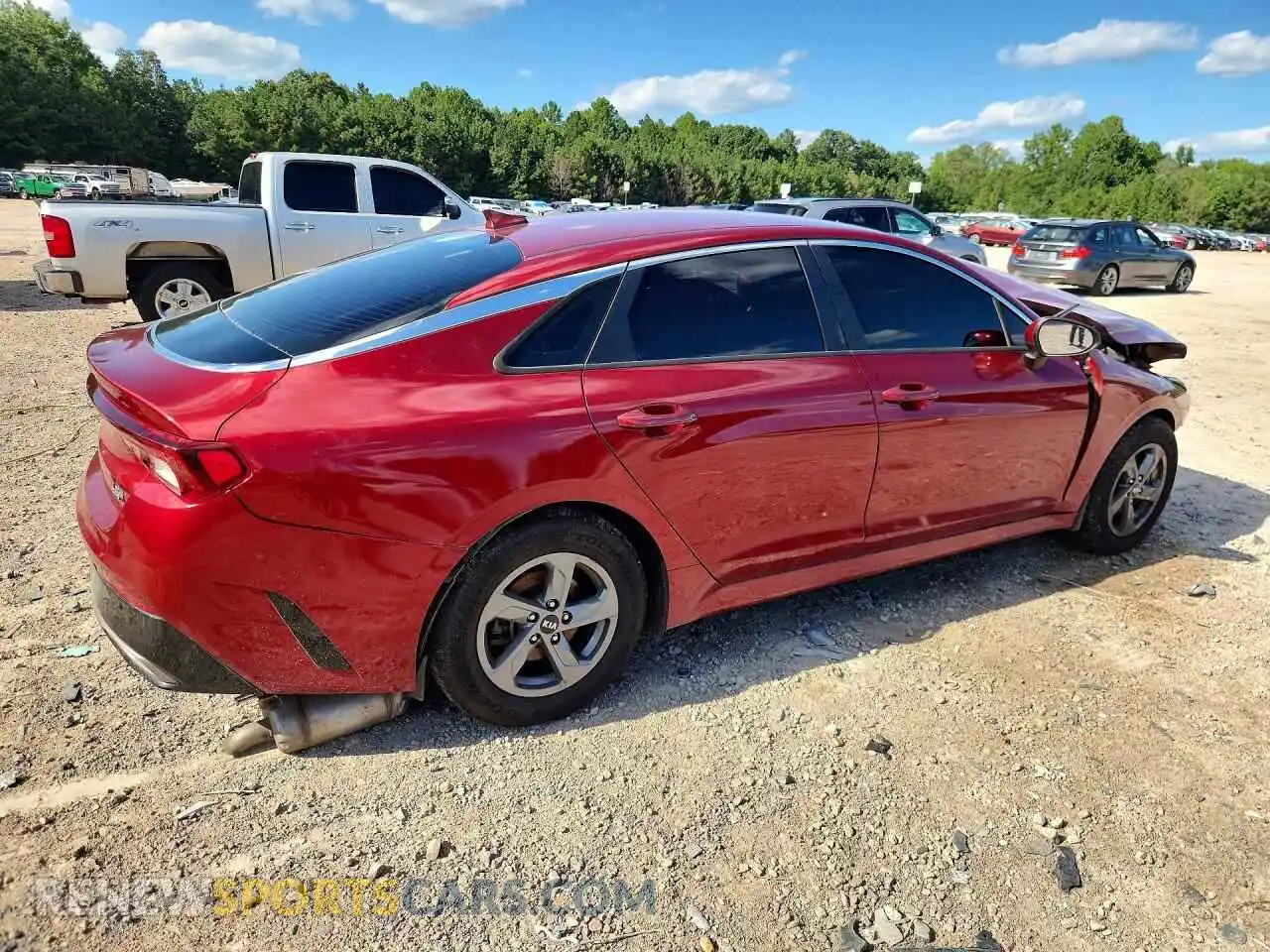 3 Photograph of a damaged car 5XXG14J21MG050655 KIA K5 2021