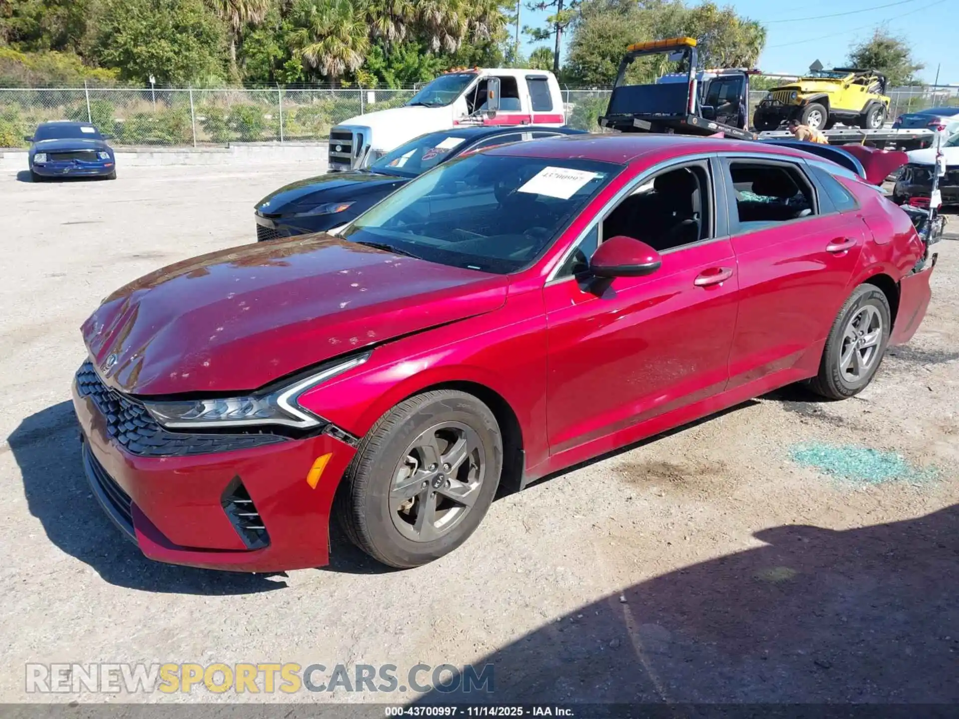 2 Photograph of a damaged car 5XXG14J22MG009449 KIA K5 2021