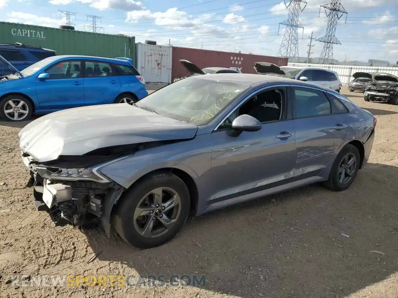 1 Photograph of a damaged car 5XXG14J22MG015672 KIA K5 2021