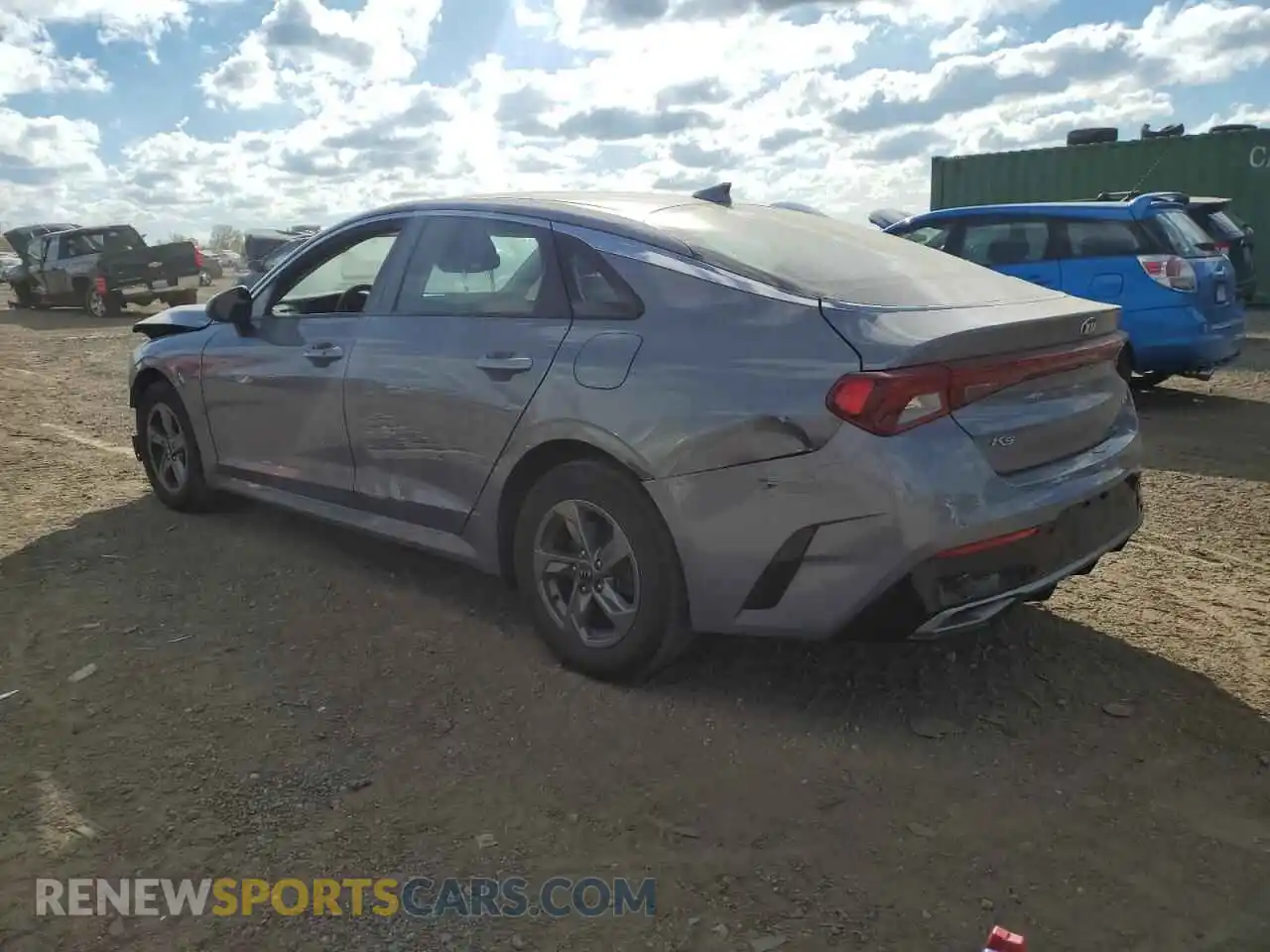 2 Photograph of a damaged car 5XXG14J22MG015672 KIA K5 2021