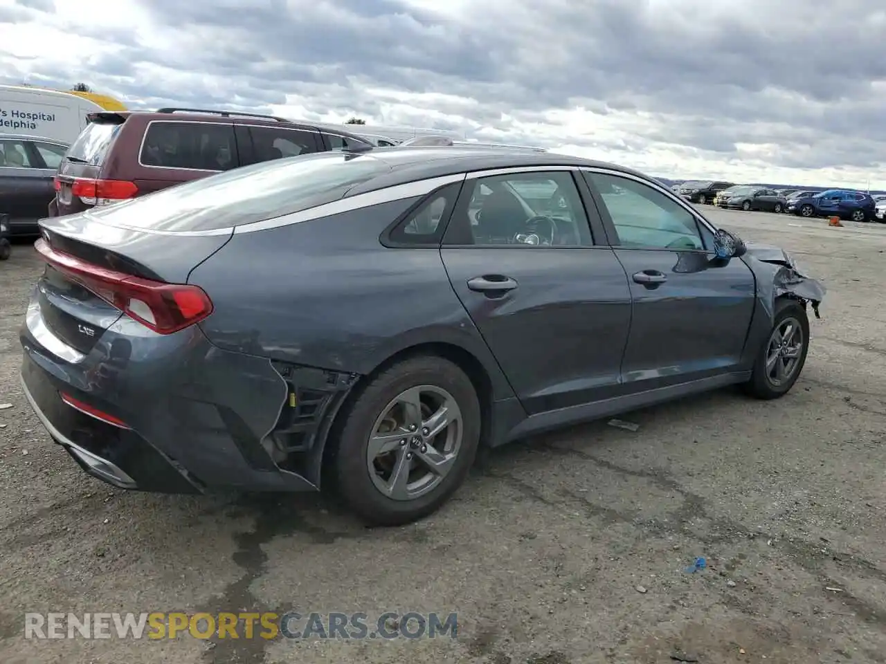 3 Photograph of a damaged car 5XXG14J22MG018183 KIA K5 2021