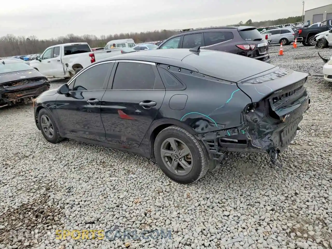 2 Photograph of a damaged car 5XXG14J22MG057291 KIA K5 2021