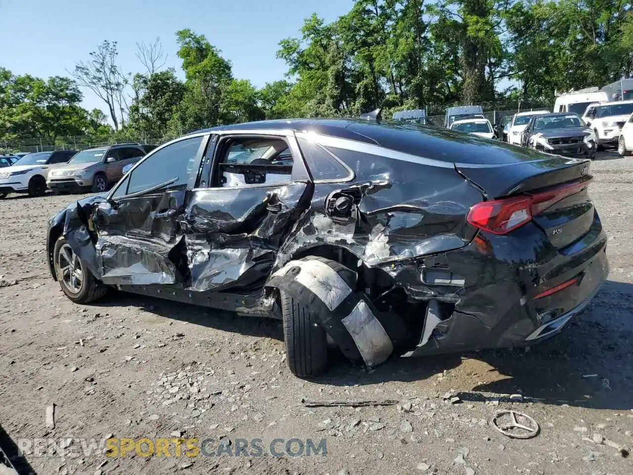 2 Photograph of a damaged car 5XXG14J23MG016491 KIA K5 2021