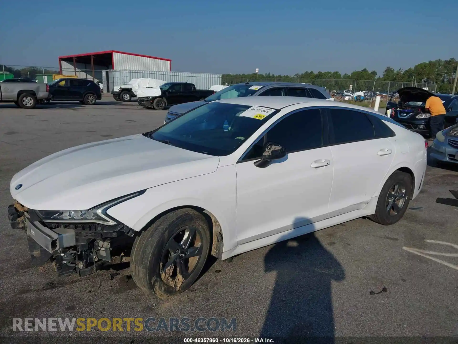 2 Photograph of a damaged car 5XXG14J25MG010997 KIA K5 2021
