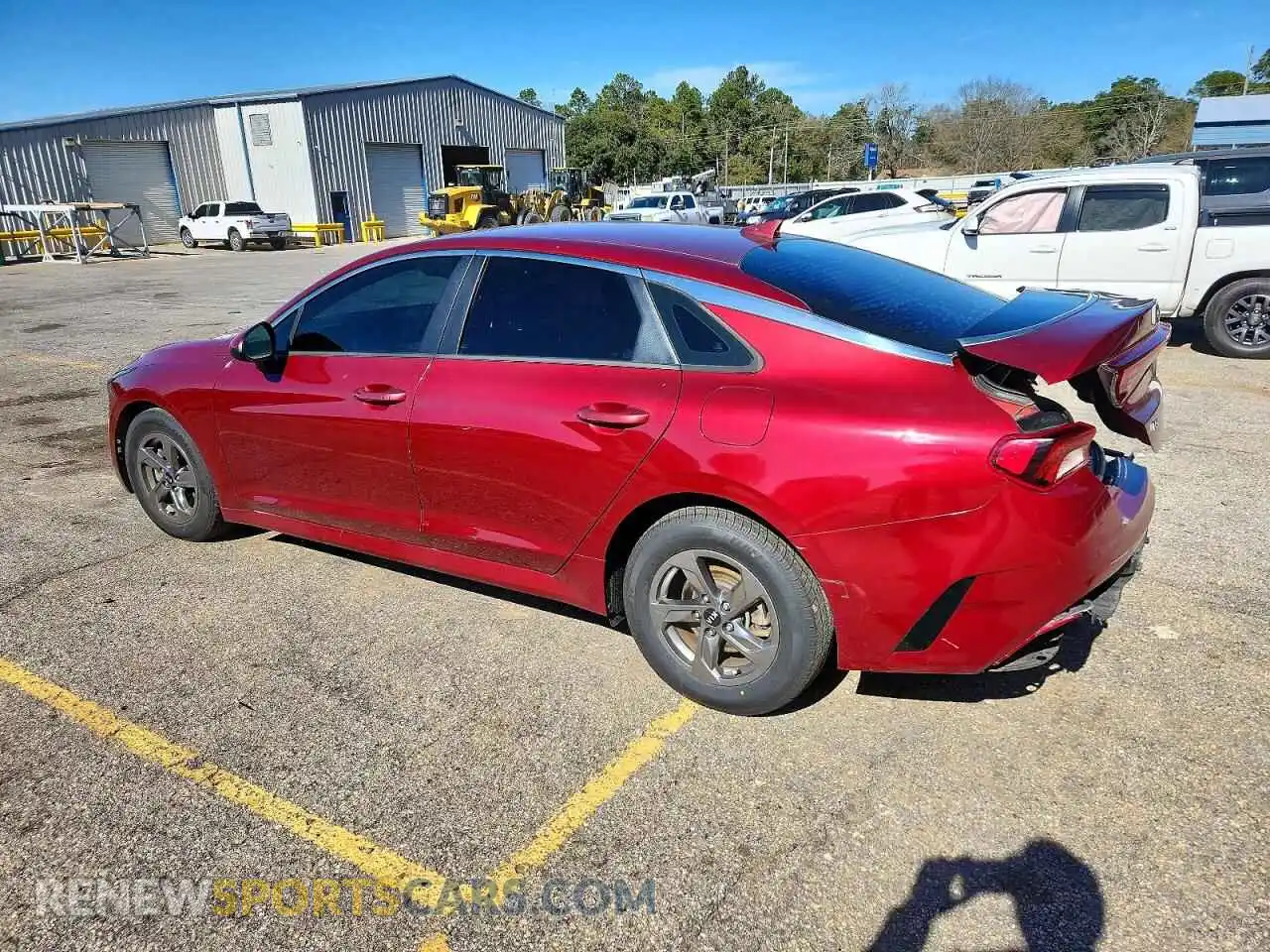 2 Photograph of a damaged car 5XXG14J26MG018705 KIA K5 2021