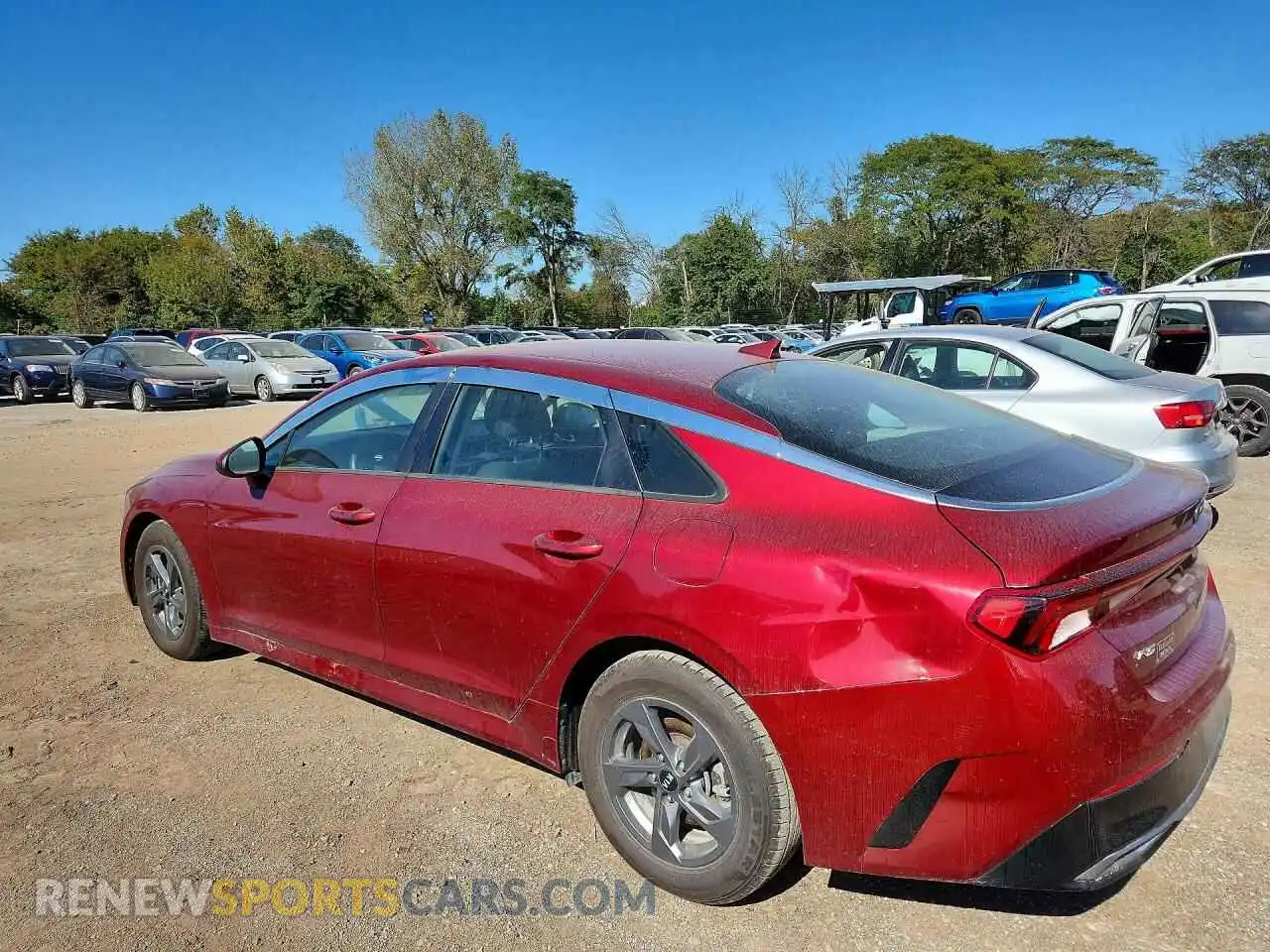 2 fotografías del automóvil dañado 5XXG14J26MG047928 KIA K5 2021