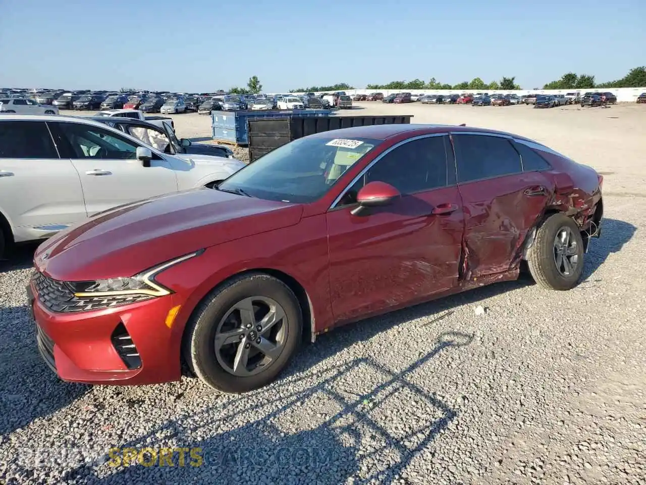 1 Photograph of a damaged car 5XXG14J27MG015666 KIA K5 2021