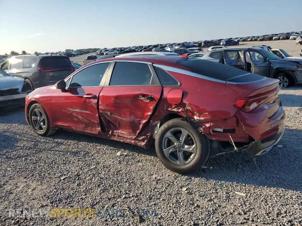 2 Photograph of a damaged car 5XXG14J27MG015666 KIA K5 2021