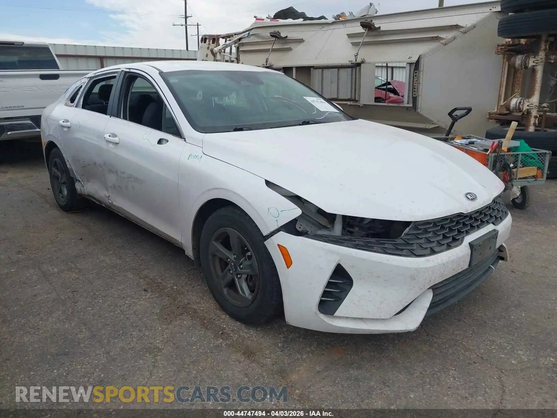 1 Photograph of a damaged car 5XXG14J27MG017935 KIA K5 2021