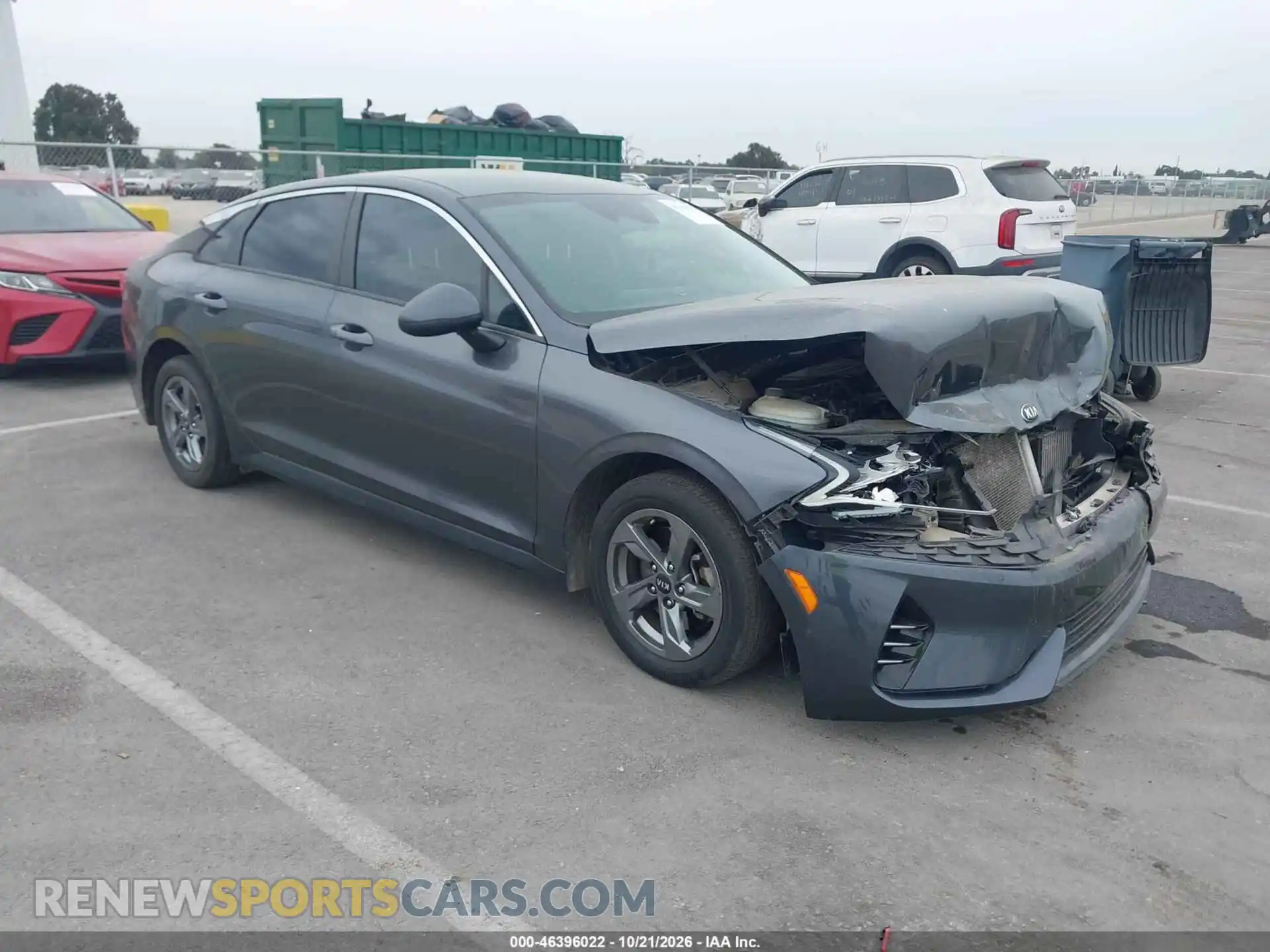 1 fotografías del automóvil dañado 5XXG14J27MG019524 KIA K5 2021
