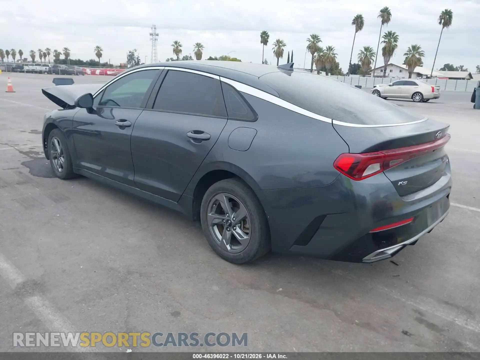 3 fotografías del automóvil dañado 5XXG14J27MG019524 KIA K5 2021
