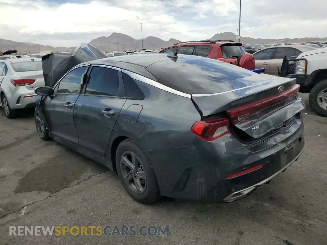 2 Photograph of a damaged car 5XXG14J27MG047582 KIA K5 2021