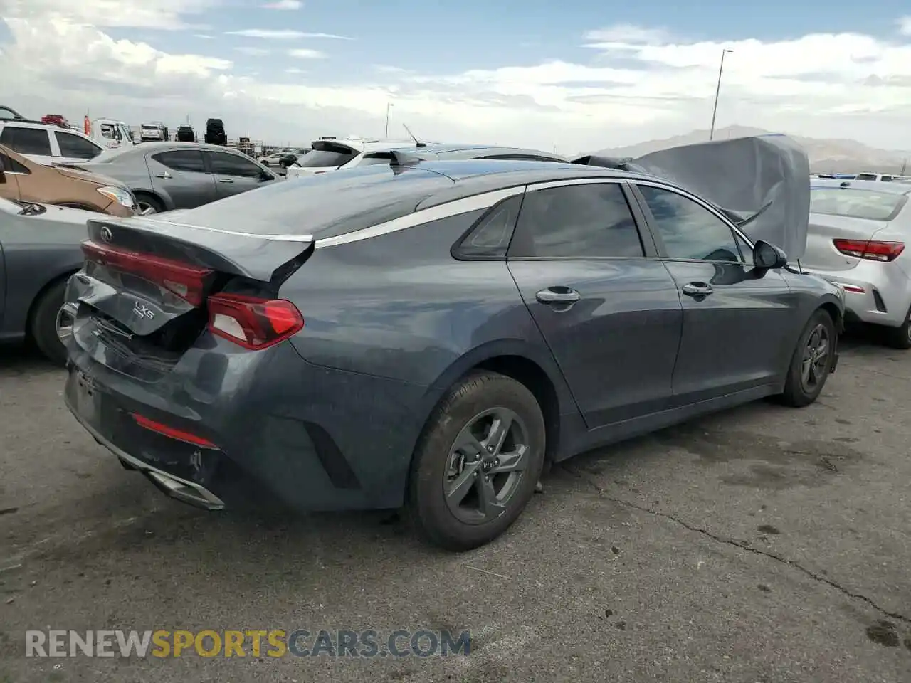 3 Photograph of a damaged car 5XXG14J27MG047582 KIA K5 2021