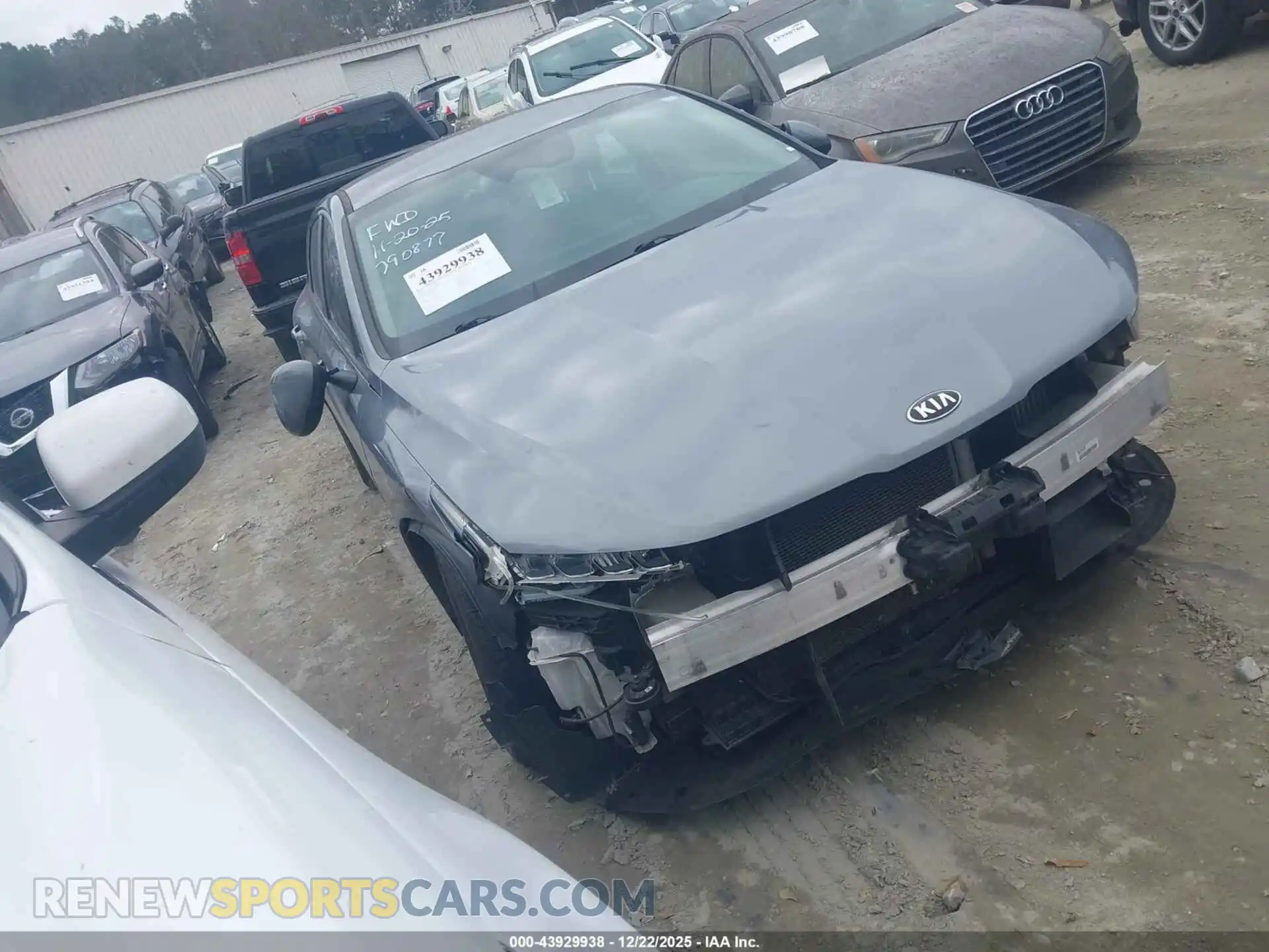 1 Photograph of a damaged car 5XXG14J27MG060185 KIA K5 2021