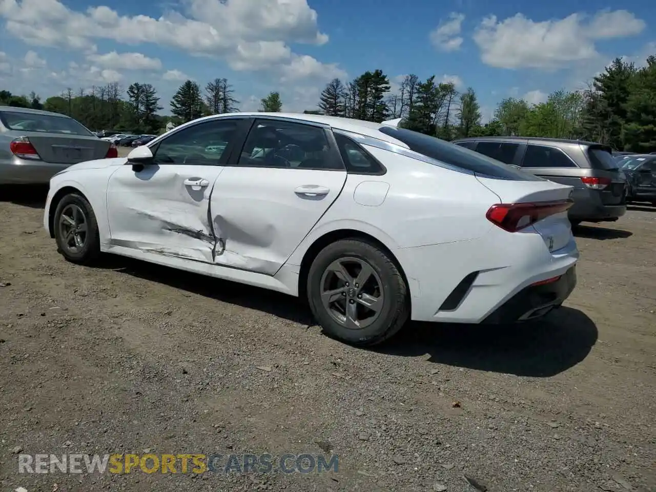 2 Photograph of a damaged car 5XXG14J28MG015501 KIA K5 2021