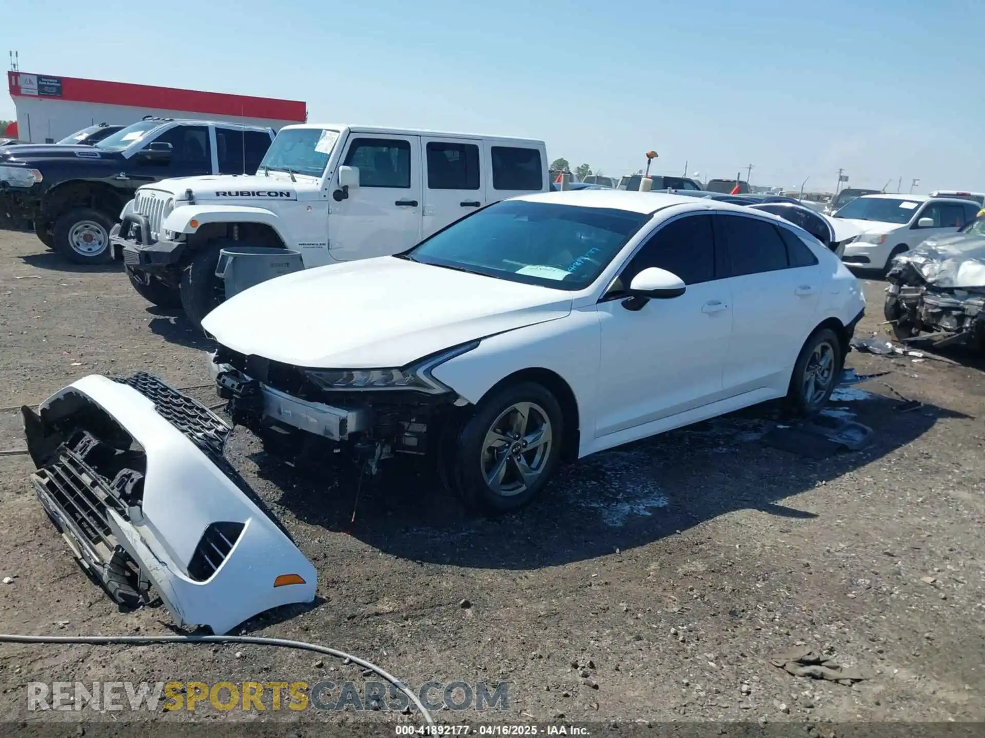 2 Photograph of a damaged car 5XXG14J28MG017779 KIA K5 2021