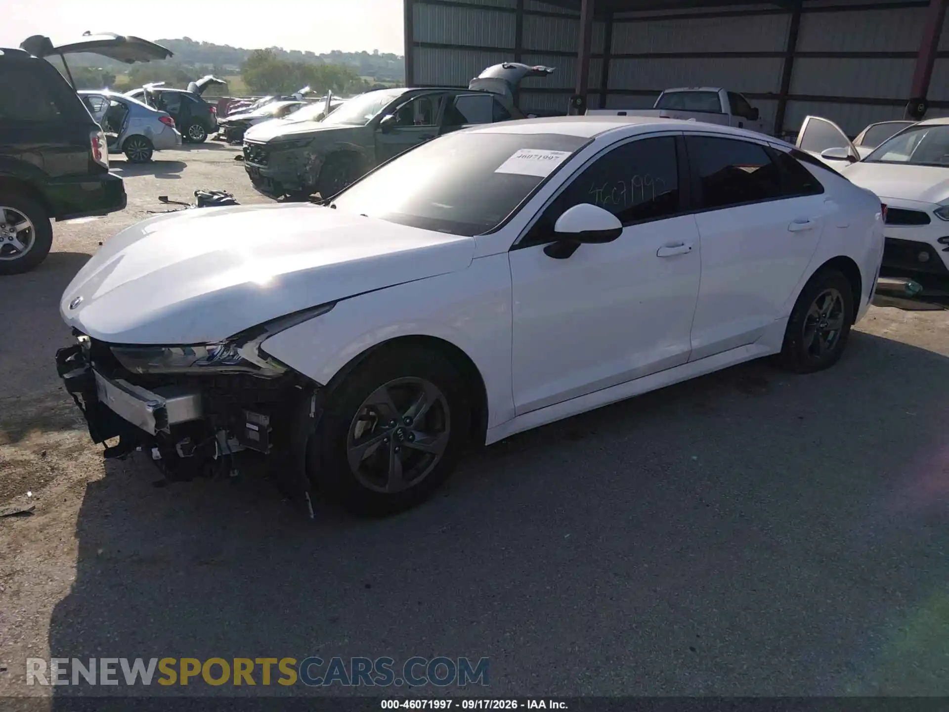 2 Photograph of a damaged car 5XXG14J28MG020262 KIA K5 2021