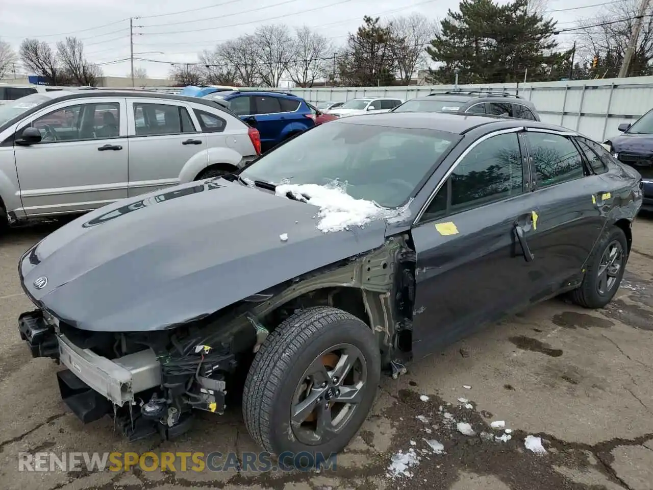 1 Photograph of a damaged car 5XXG14J2XMG044997 KIA K5 2021