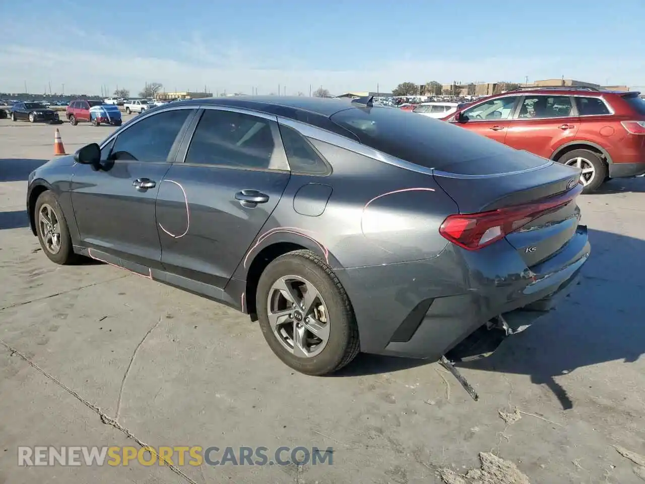 2 Photograph of a damaged car 5XXG14J2XMG047754 KIA K5 2021