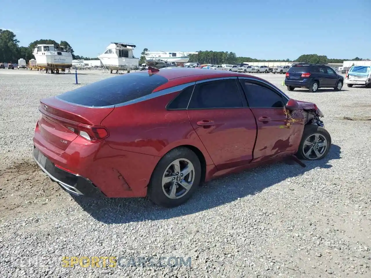 3 Photograph of a damaged car 5XXG14J2XMG071178 KIA K5 2021