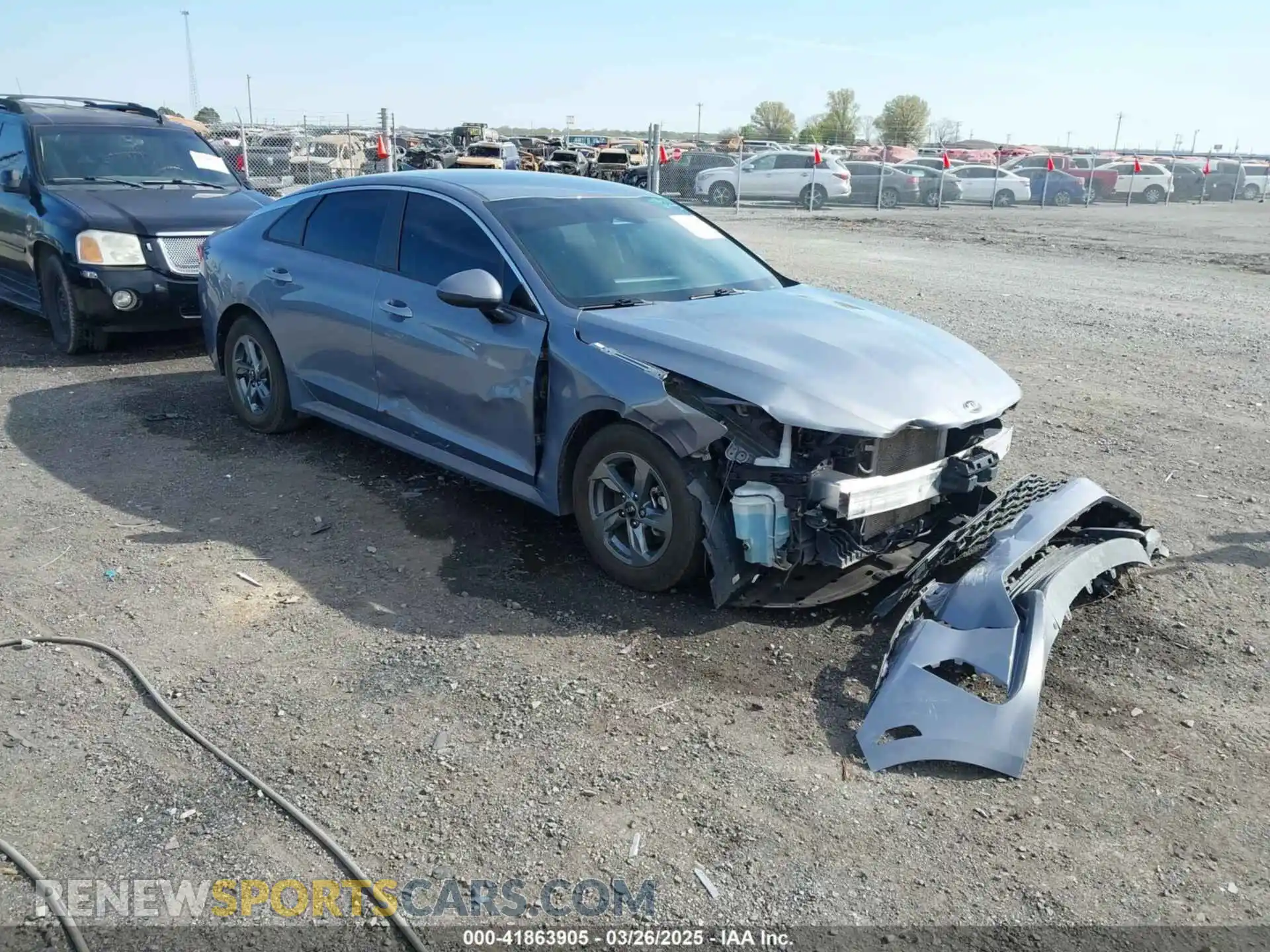 1 Photograph of a damaged car 5XXG24J22MG006497 KIA K5 2021