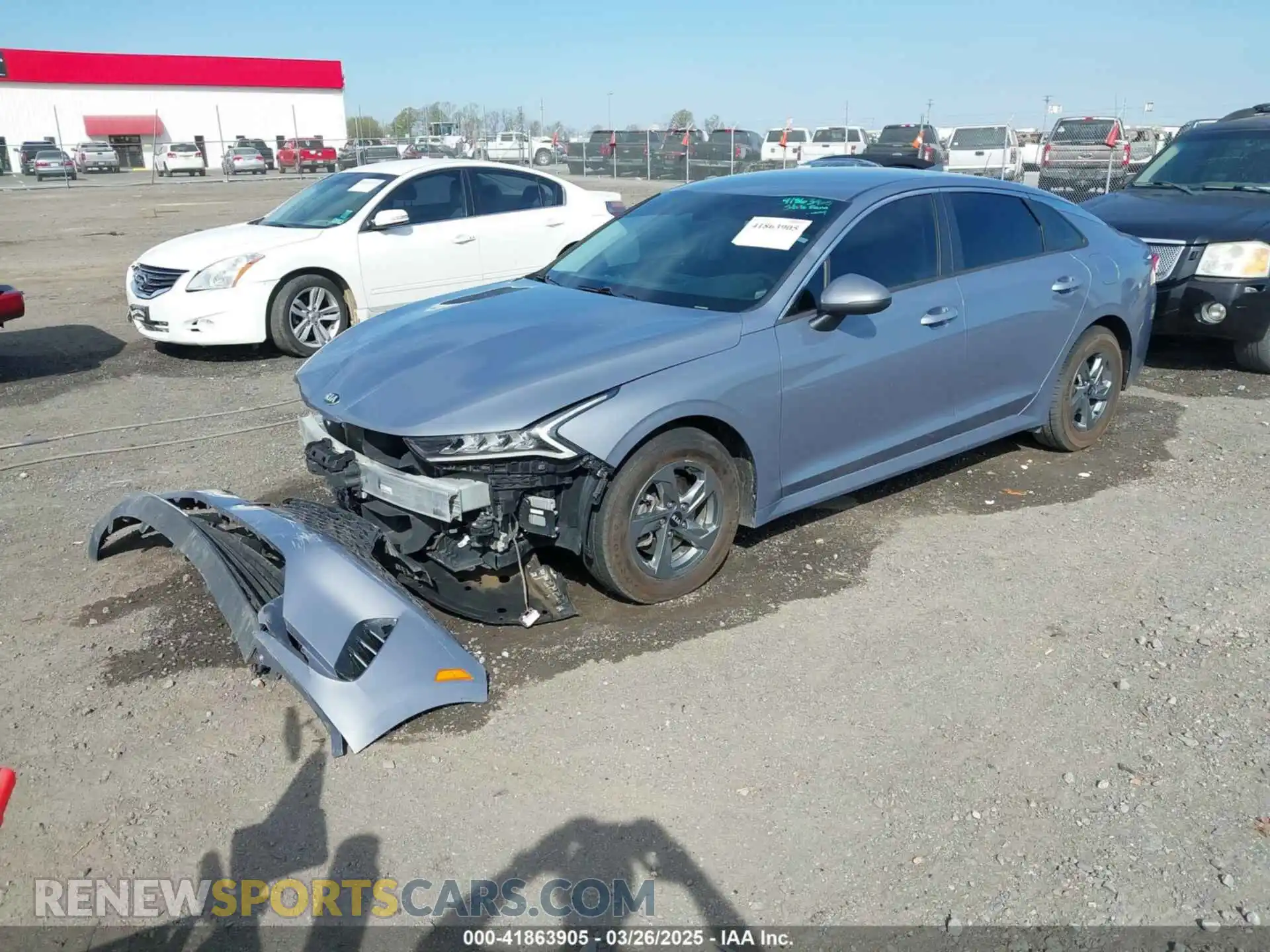 2 Photograph of a damaged car 5XXG24J22MG006497 KIA K5 2021
