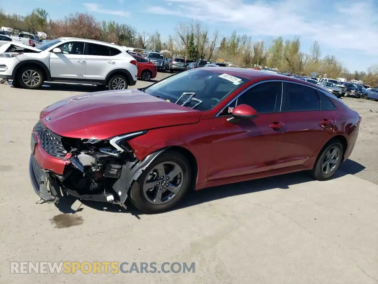 1 Photograph of a damaged car 5XXG24J27MG007368 KIA K5 2021