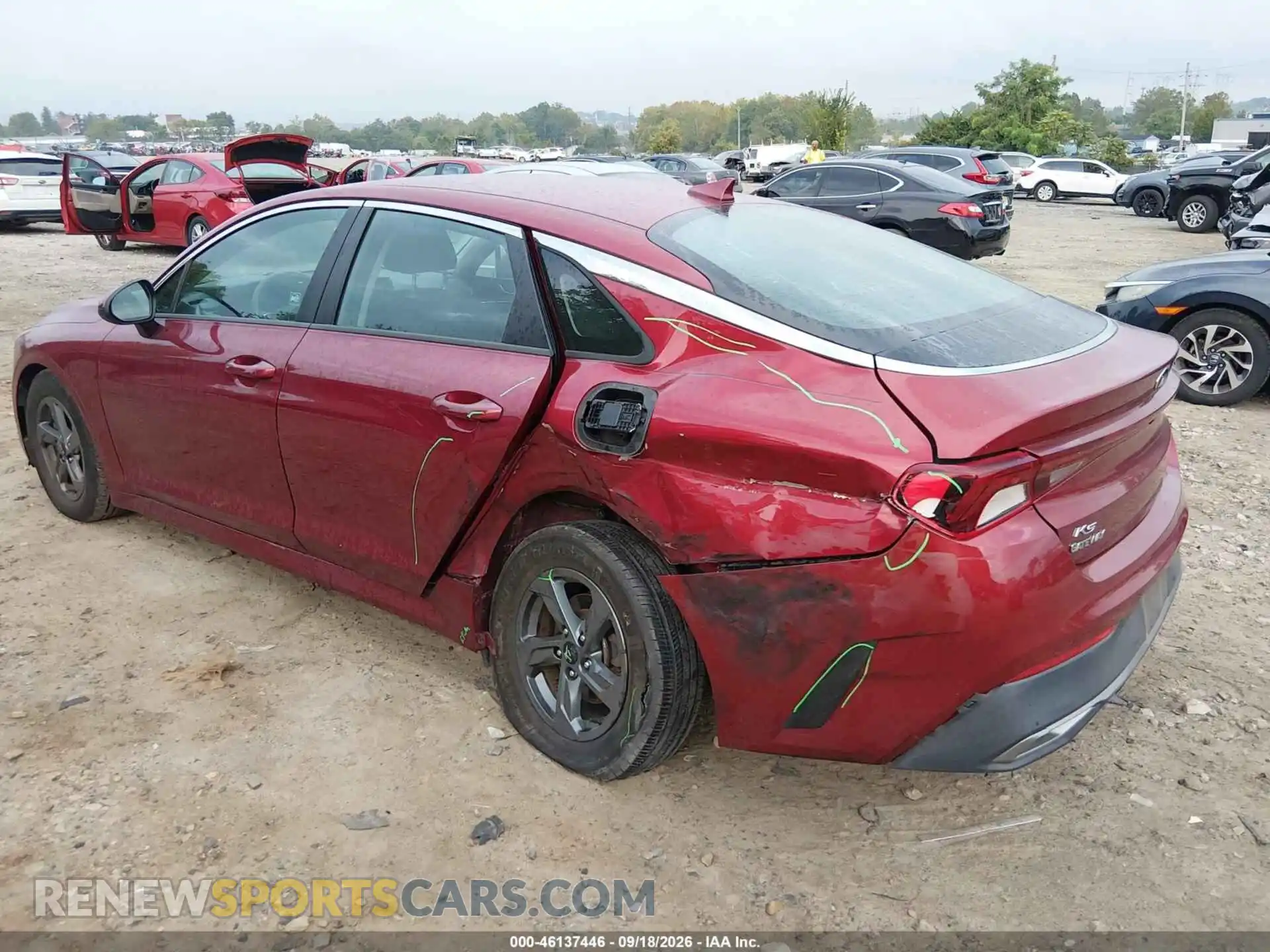 3 fotografías del automóvil dañado 5XXG24J2XMG026111 KIA K5 2021