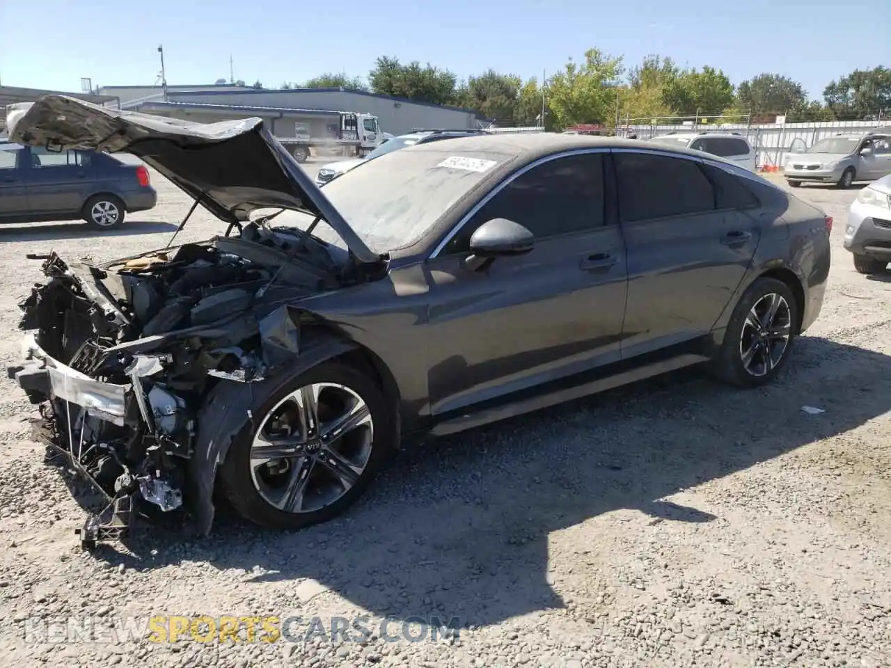 1 Photograph of a damaged car 5XXG34J22MG039111 KIA K5 2021