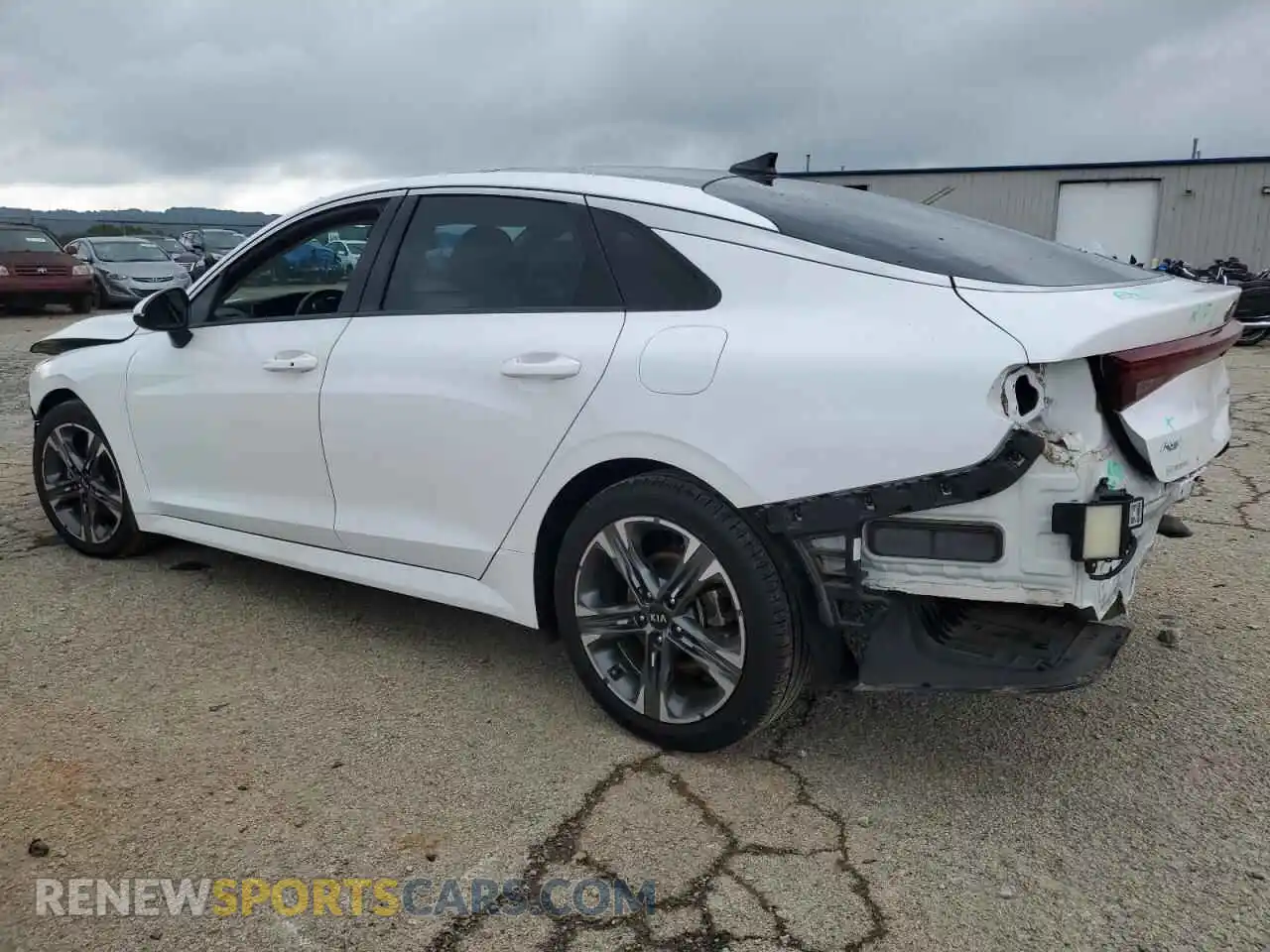 2 Photograph of a damaged car 5XXG34J22MG040212 KIA K5 2021