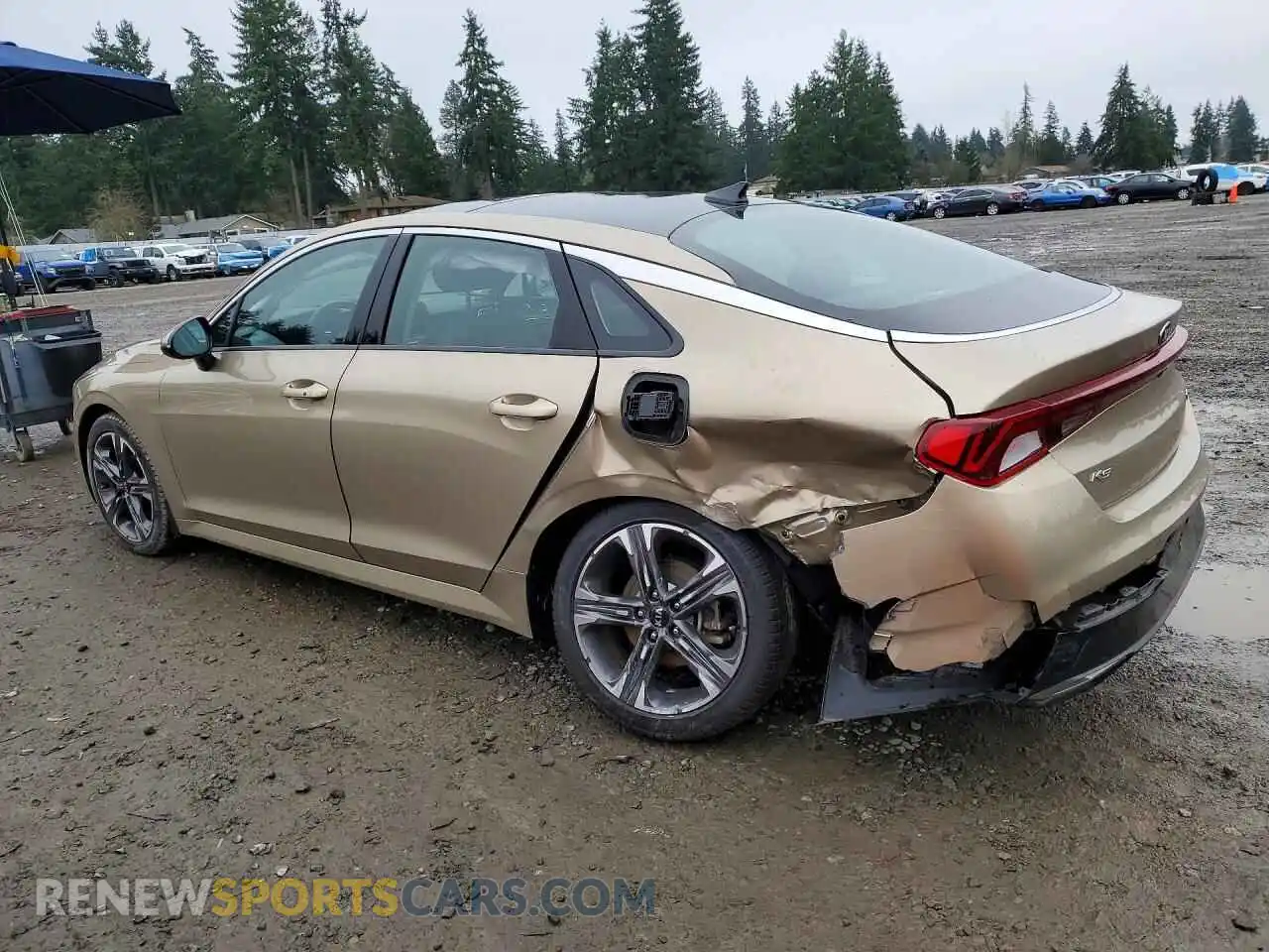 2 Photograph of a damaged car 5XXG34J25MG037532 KIA K5 2021