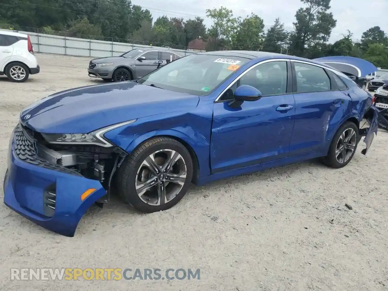 1 Photograph of a damaged car 5XXG34J26MG003681 KIA K5 2021