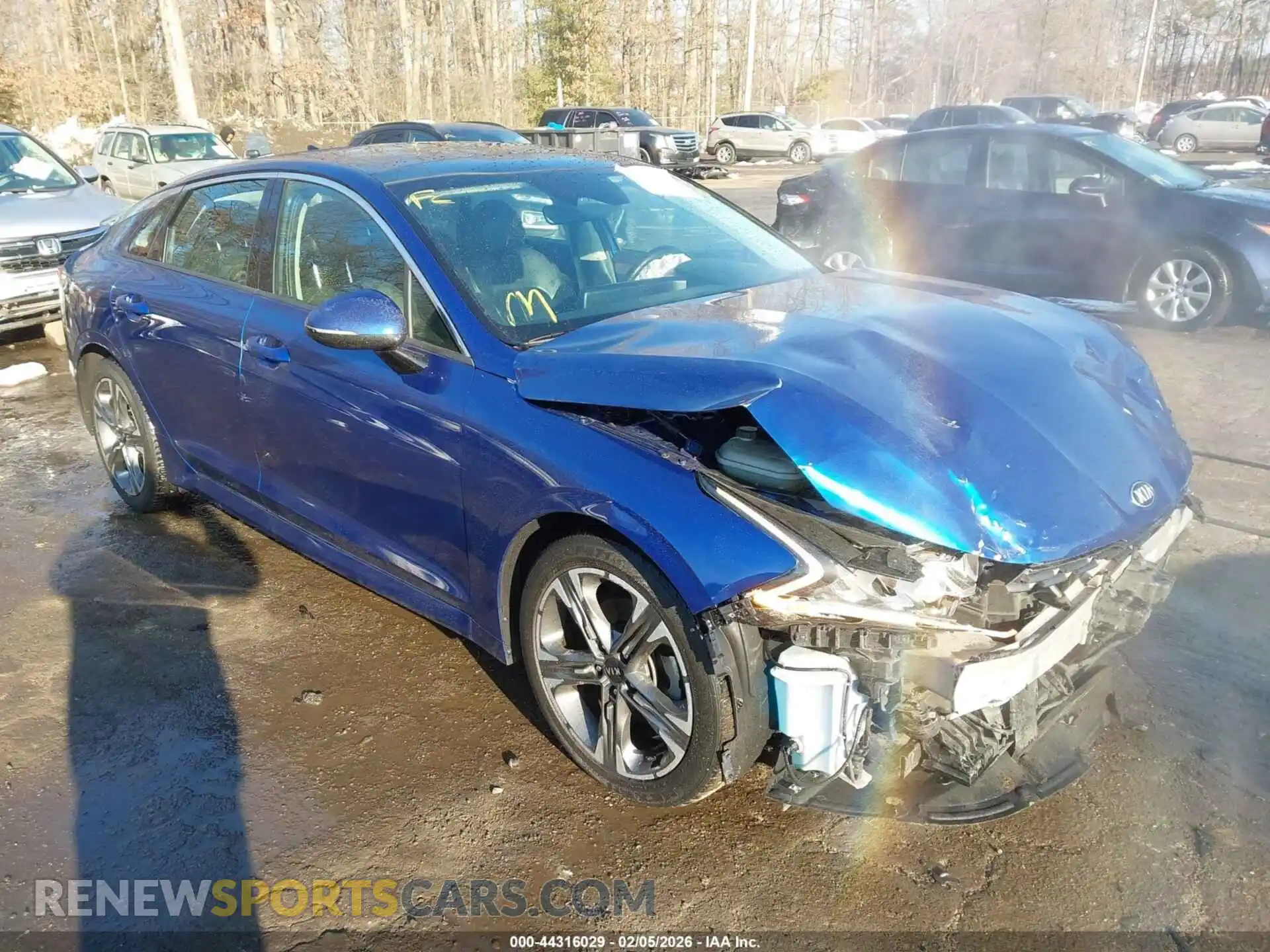 1 Photograph of a damaged car 5XXG34J27MG003754 KIA K5 2021