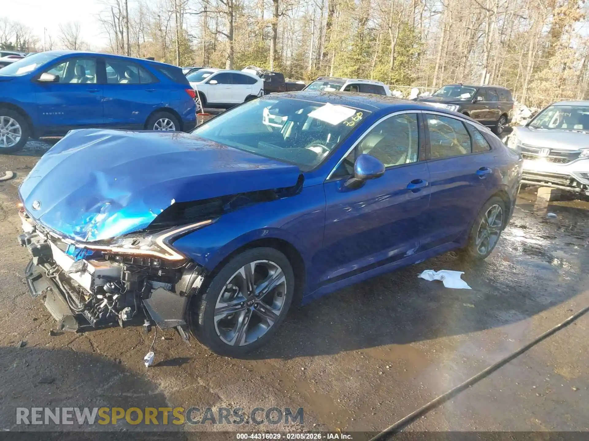 2 Photograph of a damaged car 5XXG34J27MG003754 KIA K5 2021