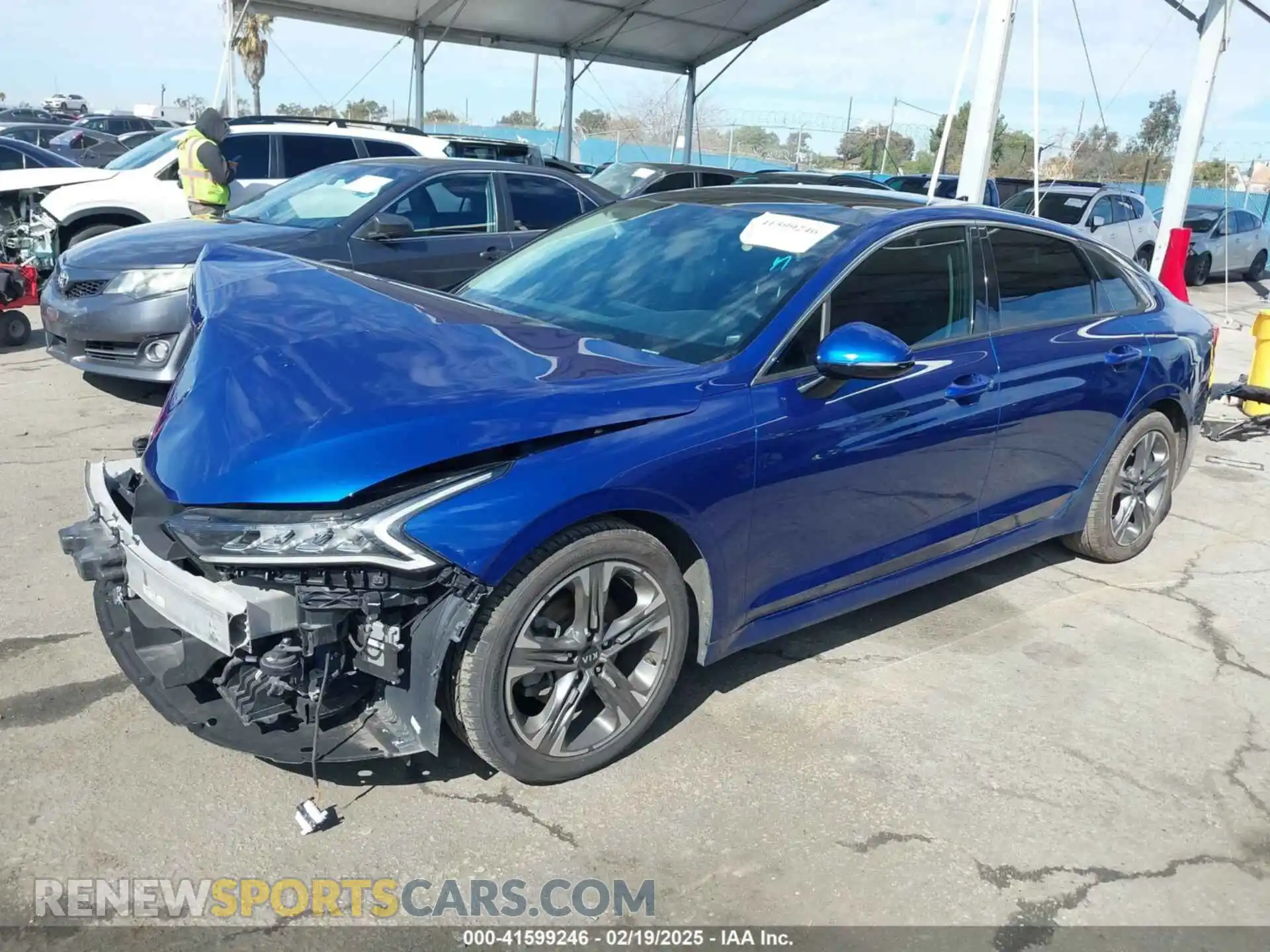 2 Photograph of a damaged car 5XXG34J27MG069138 KIA K5 2021