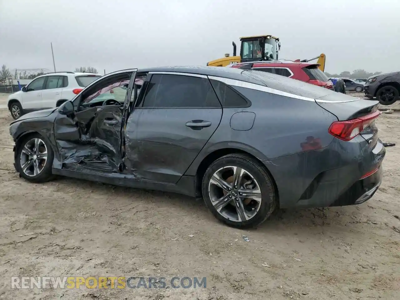 2 Photograph of a damaged car 5XXG34J28MG008591 KIA K5 2021
