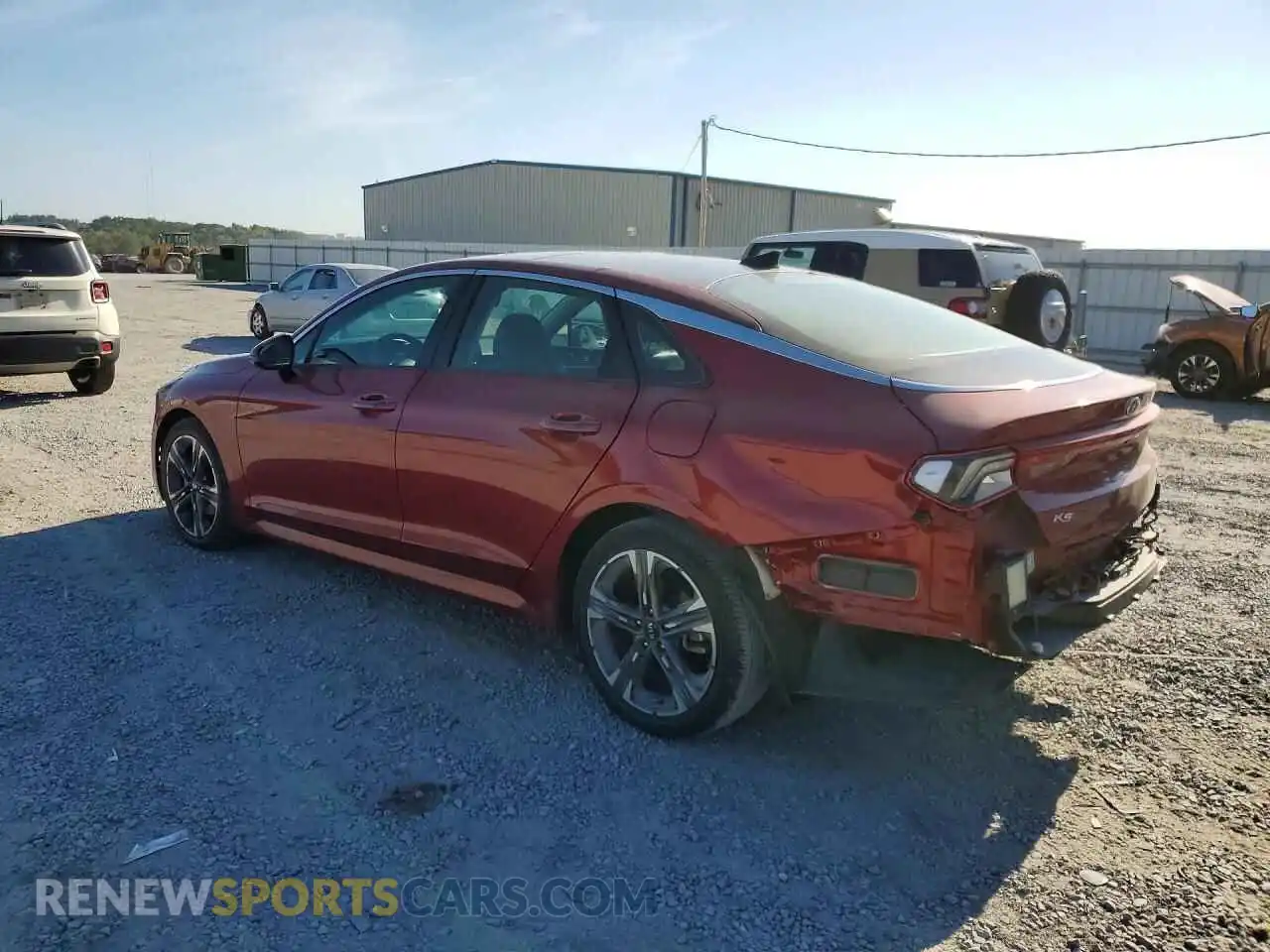 2 Photograph of a damaged car 5XXG34J28MG033748 KIA K5 2021