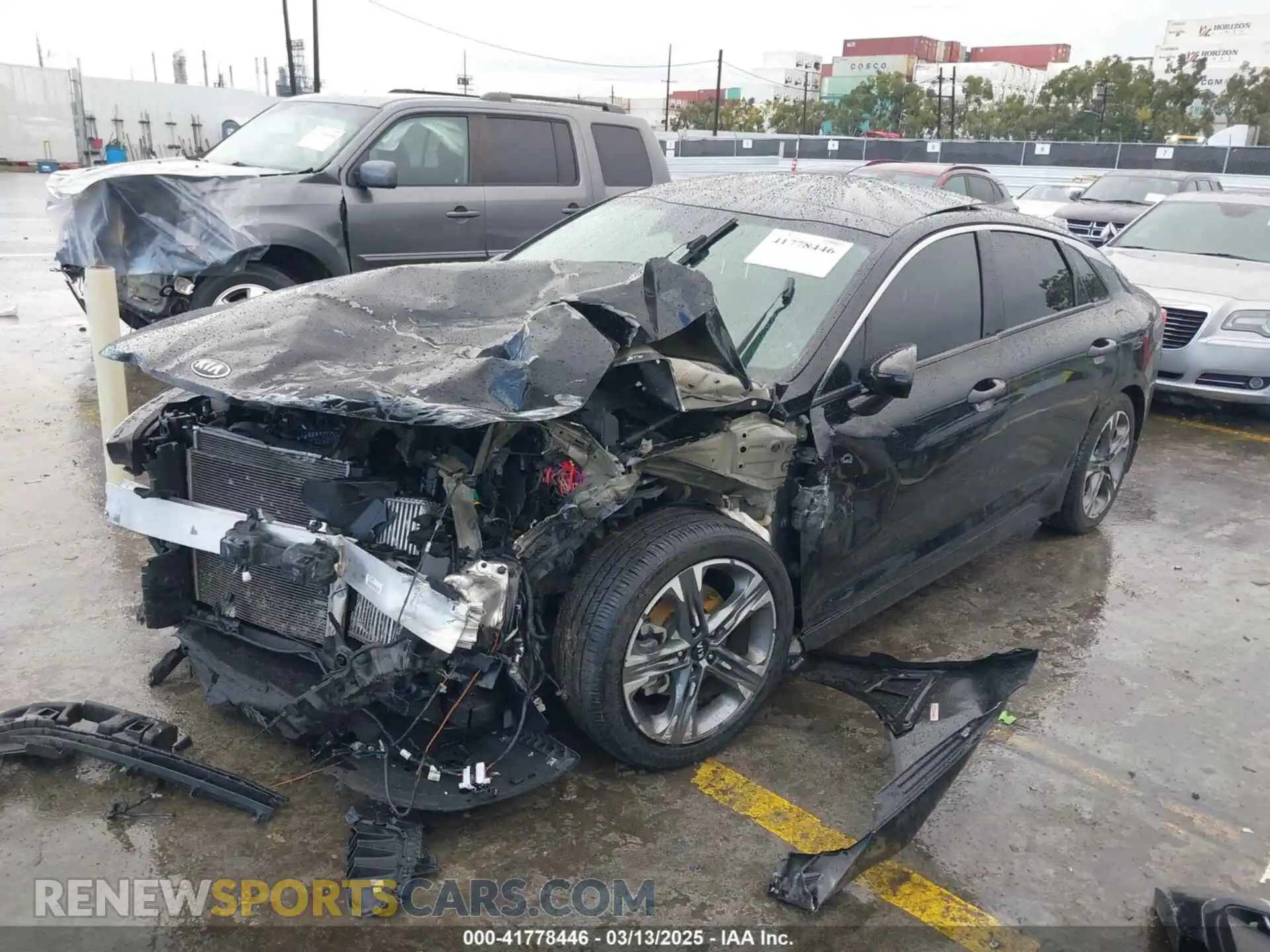 2 Photograph of a damaged car 5XXG34J29MG011659 KIA K5 2021