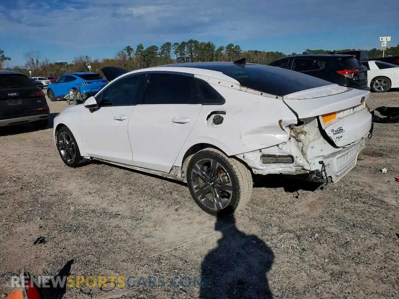 2 Photograph of a damaged car 5XXG34J29MG031409 KIA K5 2021