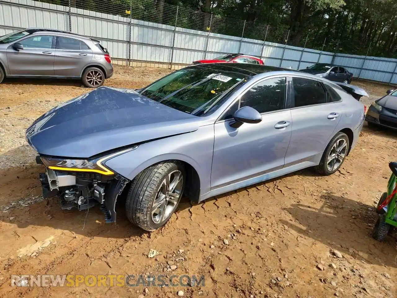 1 fotografías del automóvil dañado 5XXG34J29MG072087 KIA K5 2021