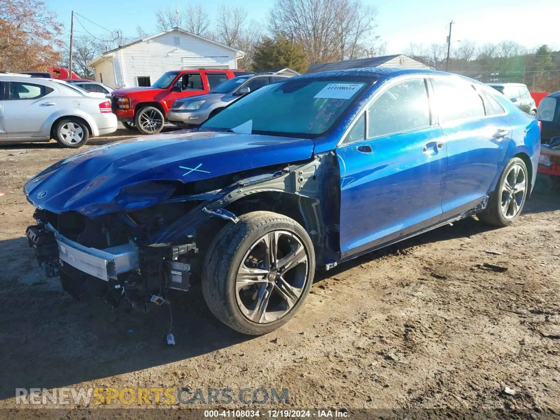 2 Photograph of a damaged car 5XXG34J2XMG045447 KIA K5 2021