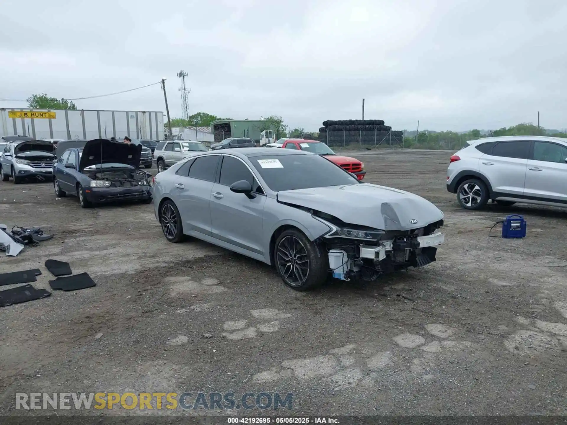 1 Photograph of a damaged car 5XXG44J80MG079284 KIA K5 2021