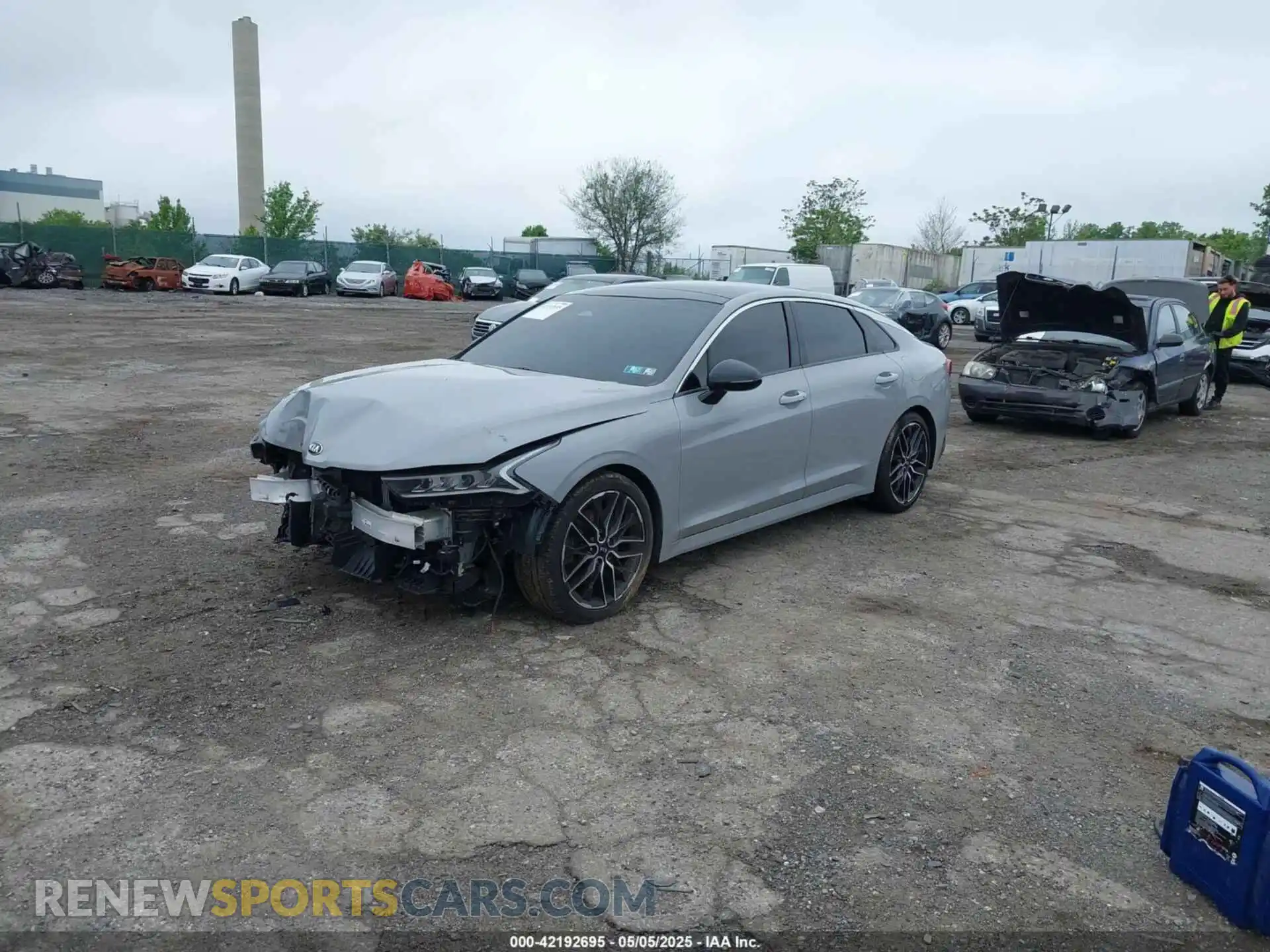 2 Photograph of a damaged car 5XXG44J80MG079284 KIA K5 2021