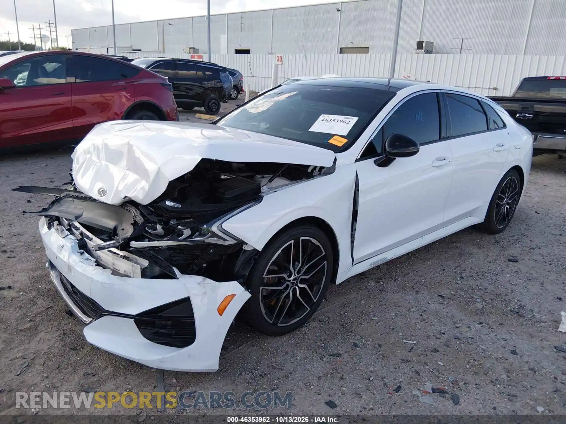 2 Photograph of a damaged car 5XXG44J81MG074515 KIA K5 2021