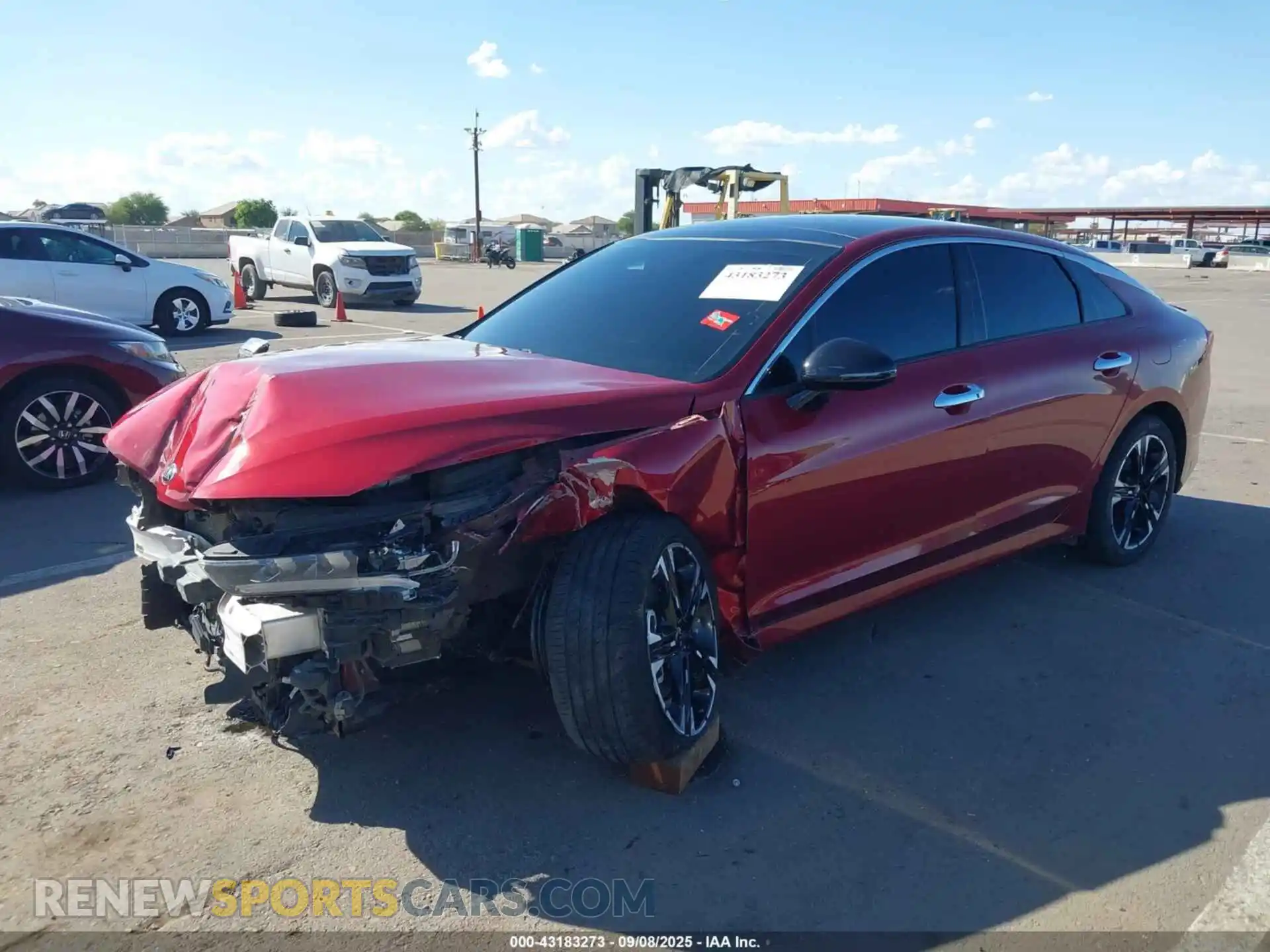 2 Photograph of a damaged car 5XXG64J20MG038210 KIA K5 2021
